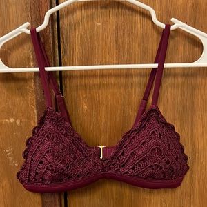 Crochet purple bikini. Size S.